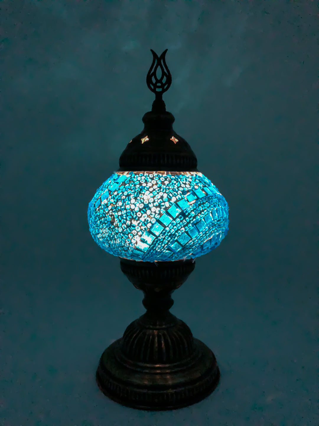 Blue mosaic lamp discount